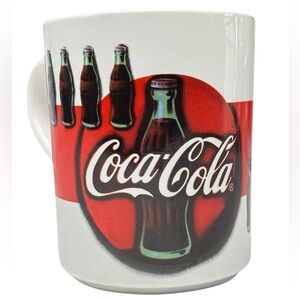 Coca Cola Red & White Bottle Logo Mug